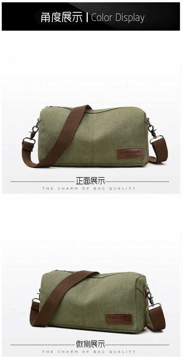 Crossbody bag, men's minimalist single-shoulder bag, women's outdoor travel commuting messenger bag, large capacity - M & M Global