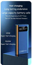 Xiaomi Fast Charging Power Bank 200000mAh Ultra Large Capacity Powerbank 120W Super Charge Portable External Battery LED Display - M & M Global