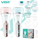 VGR Hair Trimmer Professional Hair Removal Tool Electric Epilator Lady Shaver Waterproof Hair Remover Epilator for Women V-733 - M & M Global