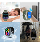 Rugged Military Smart Watch Men For Android Ios IP67 Waterproof Sport Fitness Ai Voice Bluetooth Call Smartwatch 2024 New