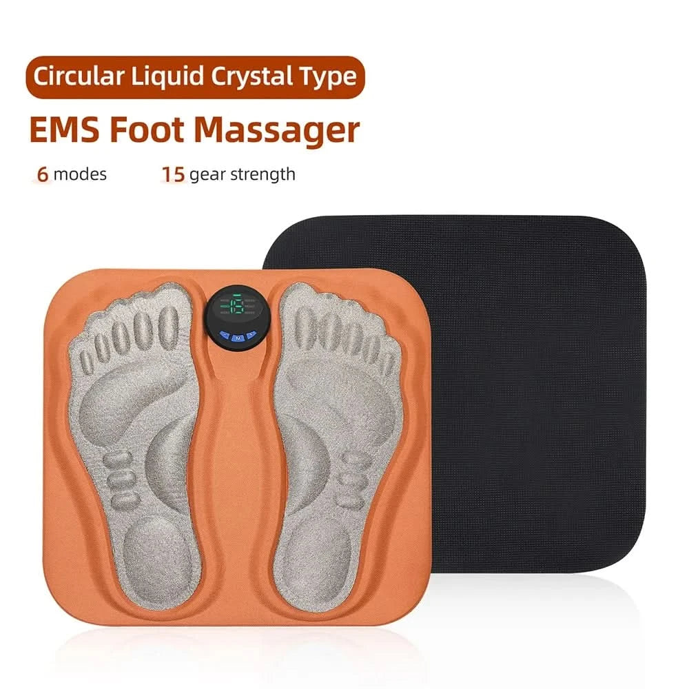 Smart 3D Foot Massage Pad Feet Massager Improve Blood Circulation Foot Massager Relax Muscles Slim Legs Rechargeable Foot Pad - M & M Global