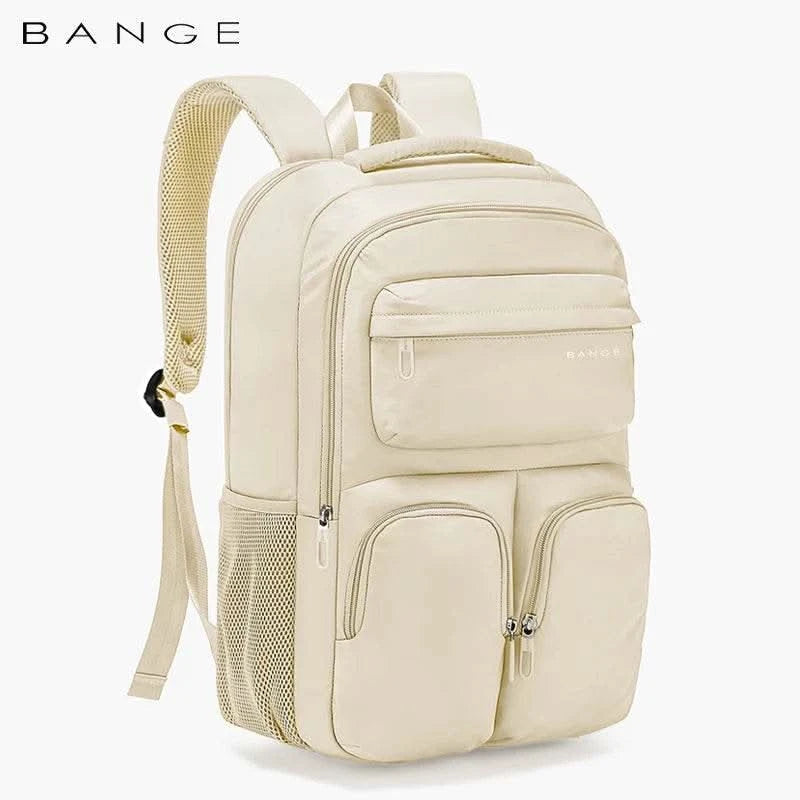 BANGE Large Capacity Men Backpacks for 15.6 Laptop Business Travel Women Backpack Waterproof School Bags with Mesh Side Pockets - M & M Global