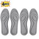 NEW 4Pcs Memory Foam Orthopedic Insoles for Shoes Antibacterial Deodorization Sweat Absorption Insert Sport Shoes Running Pads - M & M Global