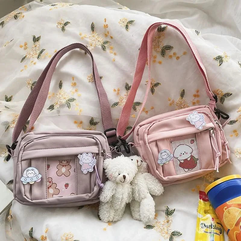New Kawaii Bag Girls New JK Transparent Bag Small Crossbody Bag For Women Purses and Handbags Shoulder Bag Itabag Bolso - M & M Global