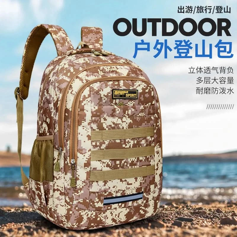 High Quality Large Capacity Outdoor Tactical Backpacks Waterproof Multi Functional hiking bag Outdoor Trekking  Camping Backpack - M & M Global