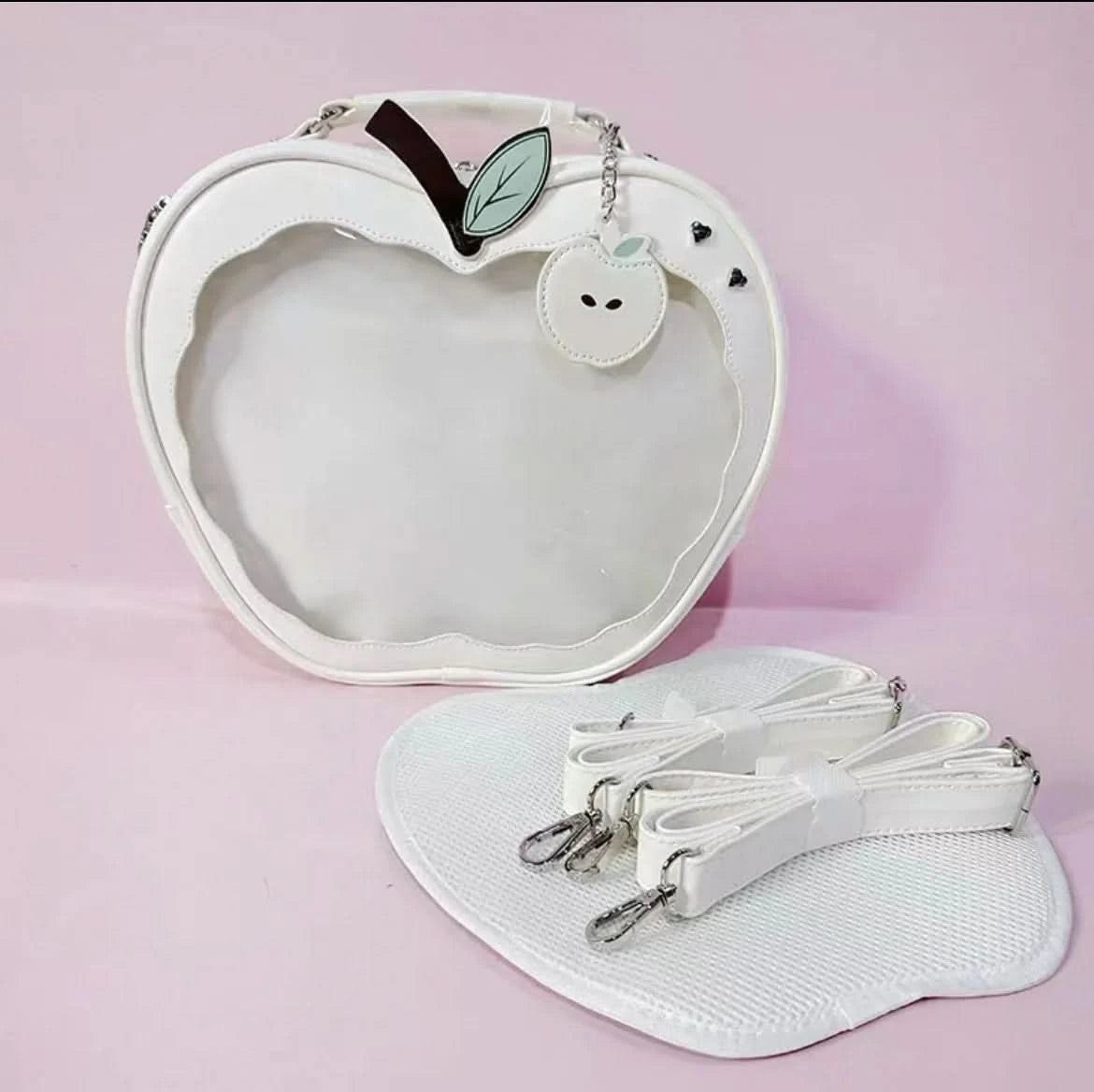 New Girl Harajuku Niche Design Apple Crossbody Bag Handbag Sweet Style Cute Ulzzang Ita Bag Y2K Backpack Preppy Style ItaBag - M & M Global