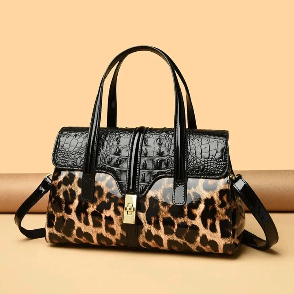Luxury Shoulder Tote Bag Alligator Patent Leather Hand Bags for Women 2025 Designer Daily commuting Handbags HIgh Quality Sac - M & M Global