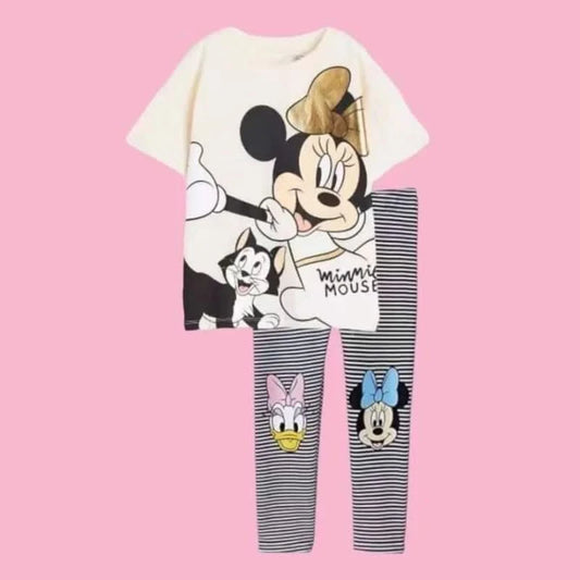 Cute Baby Girls Kids Clothing Disney Minnie Girls Clothes Sets Baby Clothes Set 0-10year Years Old - M & M Global