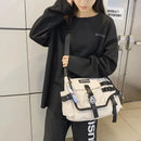 Unisex Nylon Fabric Messenger Bags Multi Pockets Large Capacity Shoulder Shopper Tote Bag Student School Satchels Female Handbag - M & M Global