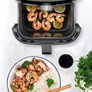 Air Fryer Healthy Cooking, 4.5 Qt,User Friendly and Dual Control Temperature, Nonstick Stainless Steel, Dishwasher Safe Basket, - M & M Global