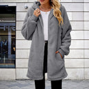 Plus Size2025 Bestselling Large Size Lamb Fur Hooded Jacket Popular Trendy Outerwear with Hat for Extra Warmth And Style
