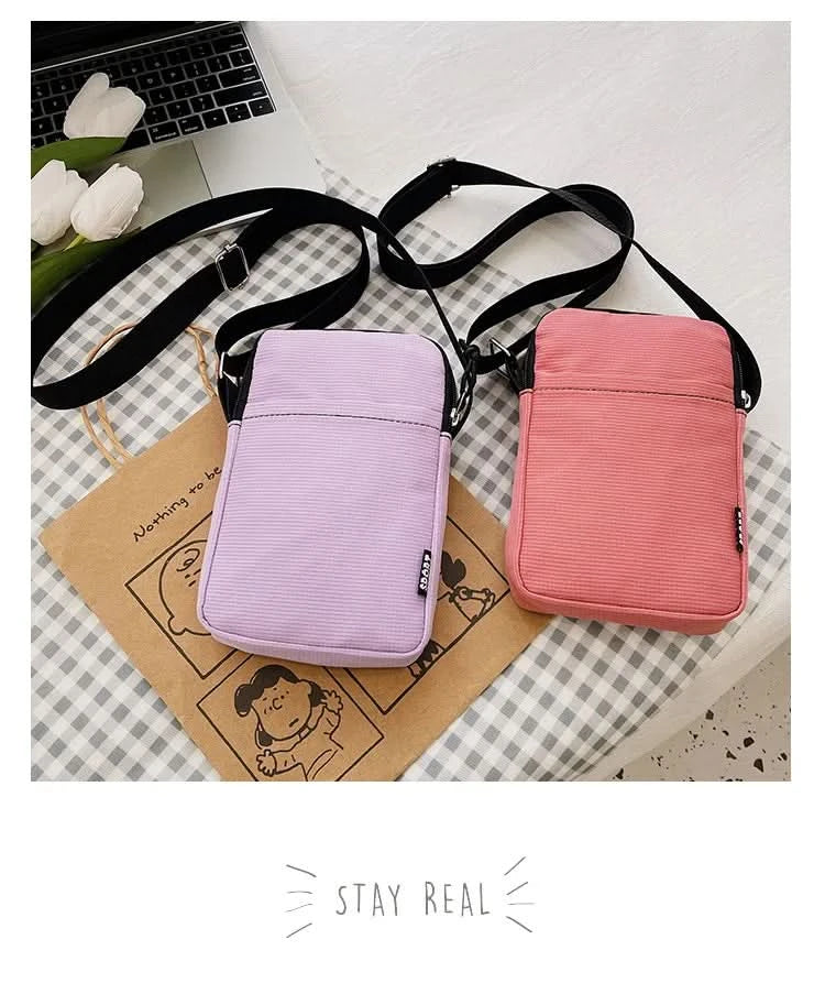 New Fashion Mobile Phone Bag Women's Messenger Bag All-match Mini Small Crossbody Bag Hanging Neck Coin Purse Vertical Handbag - M & M Global