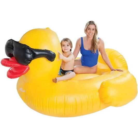 Inflatable Pool Floats,Giant Inflatable Duck, Animal Pool Floats,Lake Tubes,Beach Swimming Rings,Large Water Lounge Chair