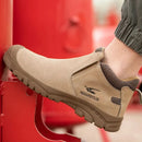 Composite Toe Safety Shoes Metatarsal Protection Anti-Puncture Work Boots Slip-Resistant Sole Anti-Hot Welders Protective Shoes