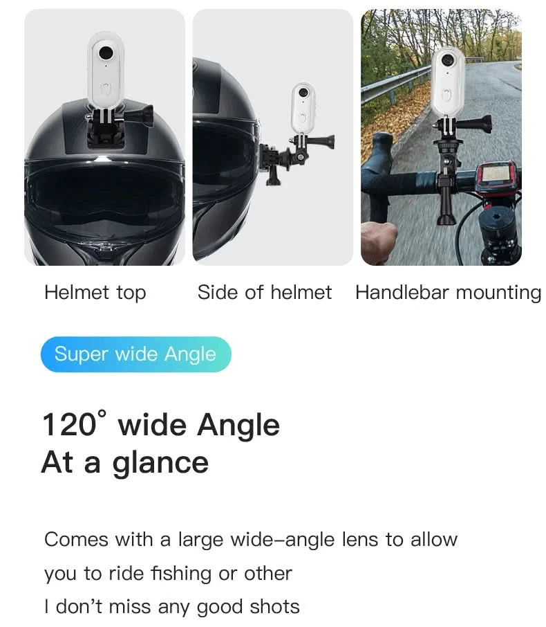 Pocket 4K Mini Camera  Magnetic Wearable Cam with Waterproof Shell WiFi Bike Camera Friendly for Casual Cycling Vlog Home Use - M & M Global