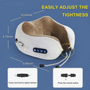 Electric Neck Massager With Heat Vibration 3D Kneading Shiatsu Massage U Shaped Pillow For Shoulder Cervical Pain Relief Fatigue - M & M Global