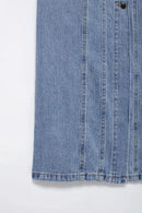 TRAFSHE Summer Ladies Zipper Denim Dress Women Elegant Spaghetti Strap Sexy O-Neck Vintage Casual Female Sling Mid-Long Dress ﻿ - M & M Global