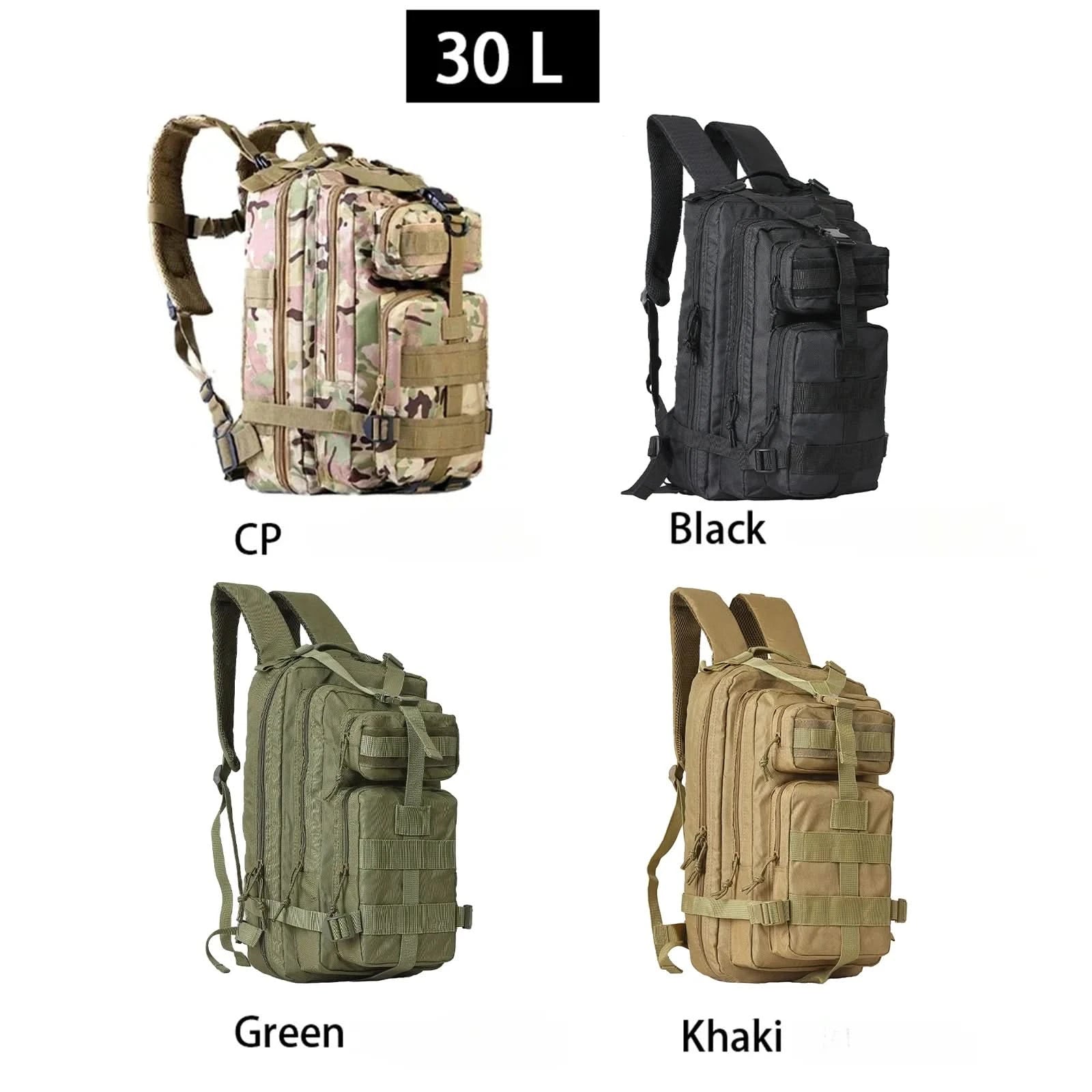 Lawaia 30L/50L Outdoor Sport Camping Hunting Backpack Tactical Trekking Backpack Backpack Rucksack Gift - M & M Global