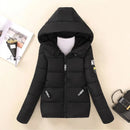 Women's Short Coat 2025 Winter New Student Thick Cotton Jacket Ladies Warm Hooded Coat Female Casual Down cotton Parka Overcoat