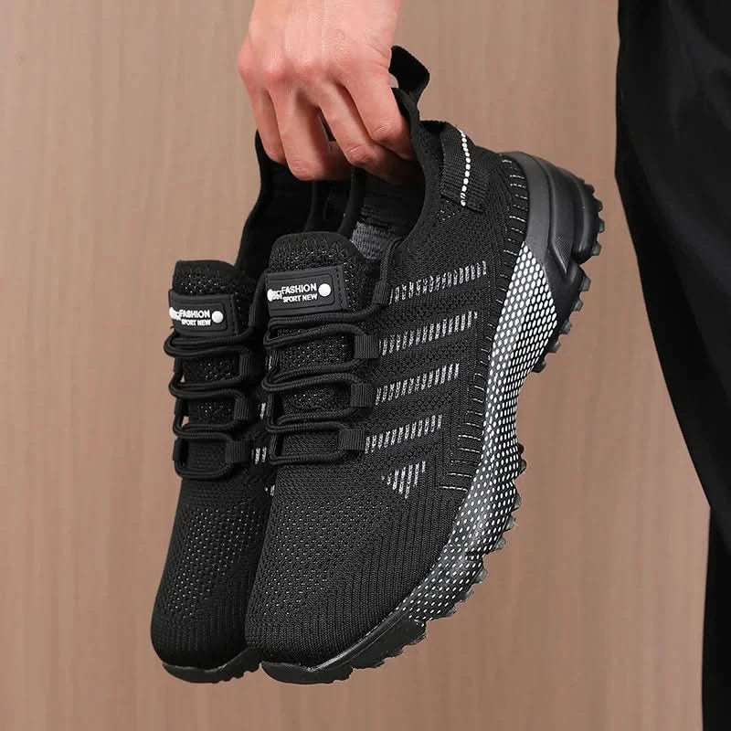 Hot Selling Men's Running Shoes Breathable Casual Non Slip Fashionable Trendy Outdoor Fitness Training Size 36-46 Sports Shoes - M & M Global