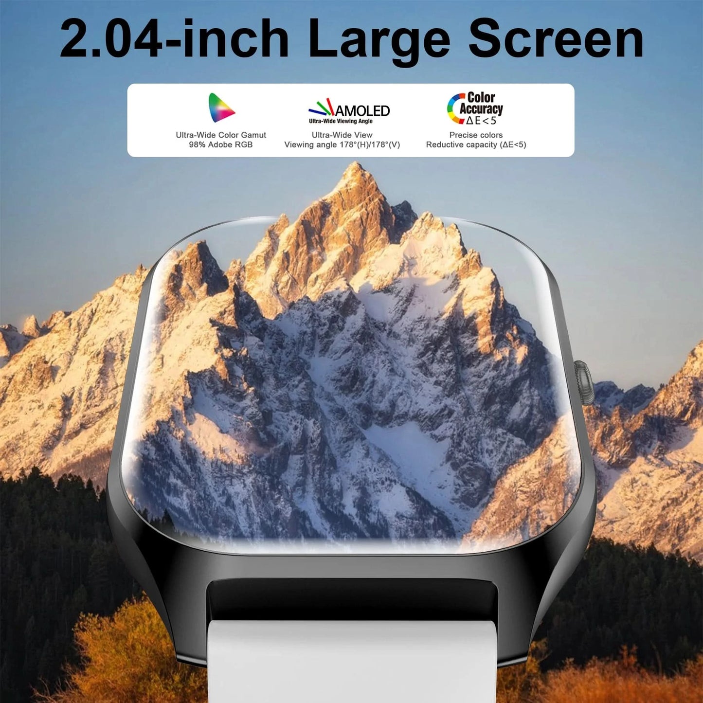 New Upgraded Smart Watch For Men And Women - Wireless Calling, Multi-Sport Mode, Call/Message Reminders, APP Notifications