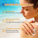 New Invisible Fluid Sunscreen SPF 50+ High Quality Water + Sweat Resistant Hydrating Moisturize Lotion Sunscreen Liquid Cream - M & M Global