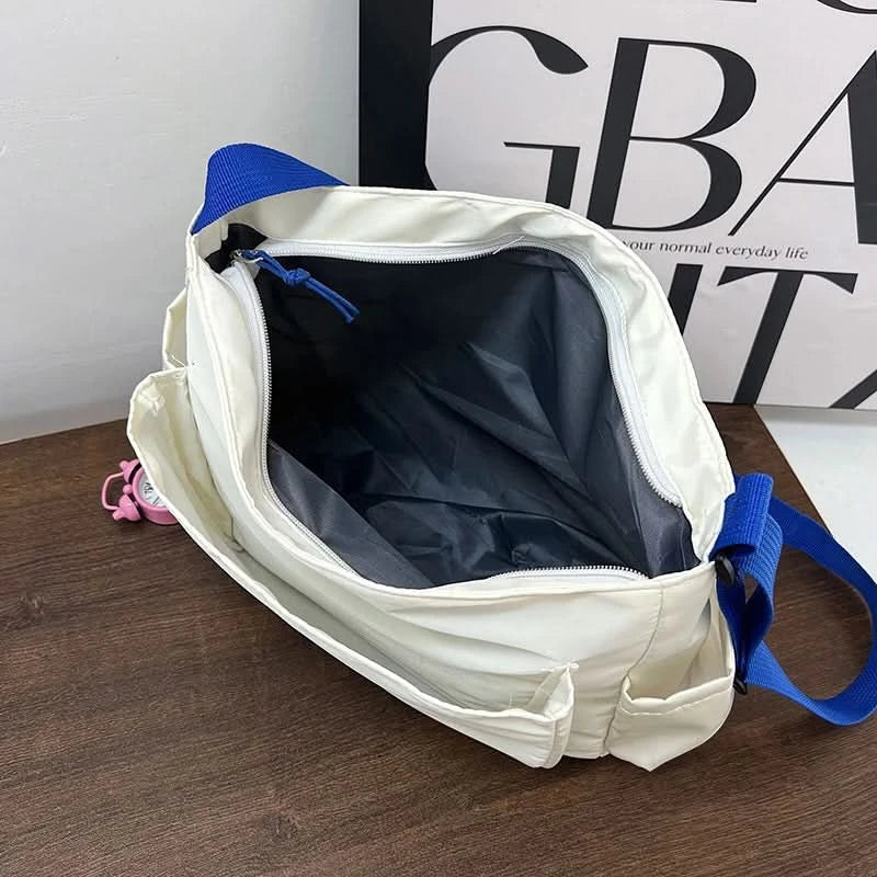 Ladies Messenger Bags Young Fashion Women's Handbags Crossbody Bags Large Capacity Sling Shoulder Bags Nylon School Bag - M & M Global