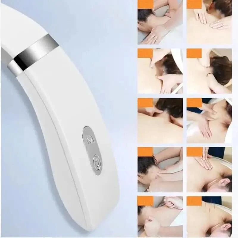 Cervical Massager Portable Mini Neck and Shoulder Massager Current Deep Massage Neck Compression Care - M & M Global