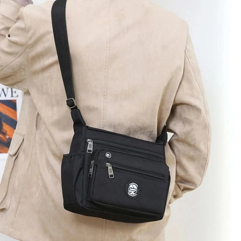 Men's Messenger Bag Crossbody Shoulder Bags Men Large Sling Pack For Work Business Waterproof Oxford Packs Satchel Purse - M & M Global