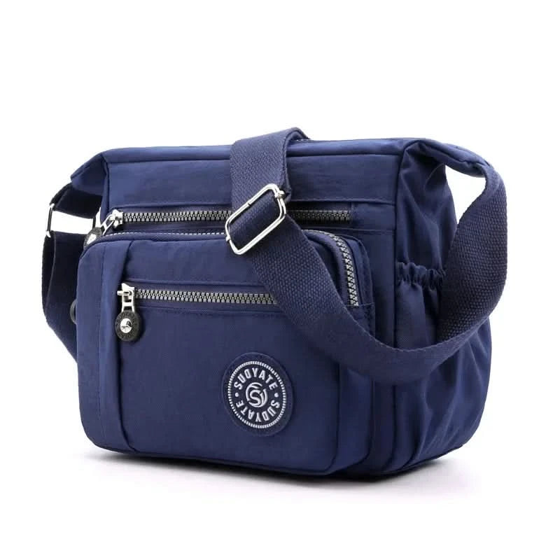 Large Capacity Nylon Crossbody Shoulder Bag for Home Use Middle-Aged And Elderly Women Casual Multi-Socket Slanting Bag - M & M Global