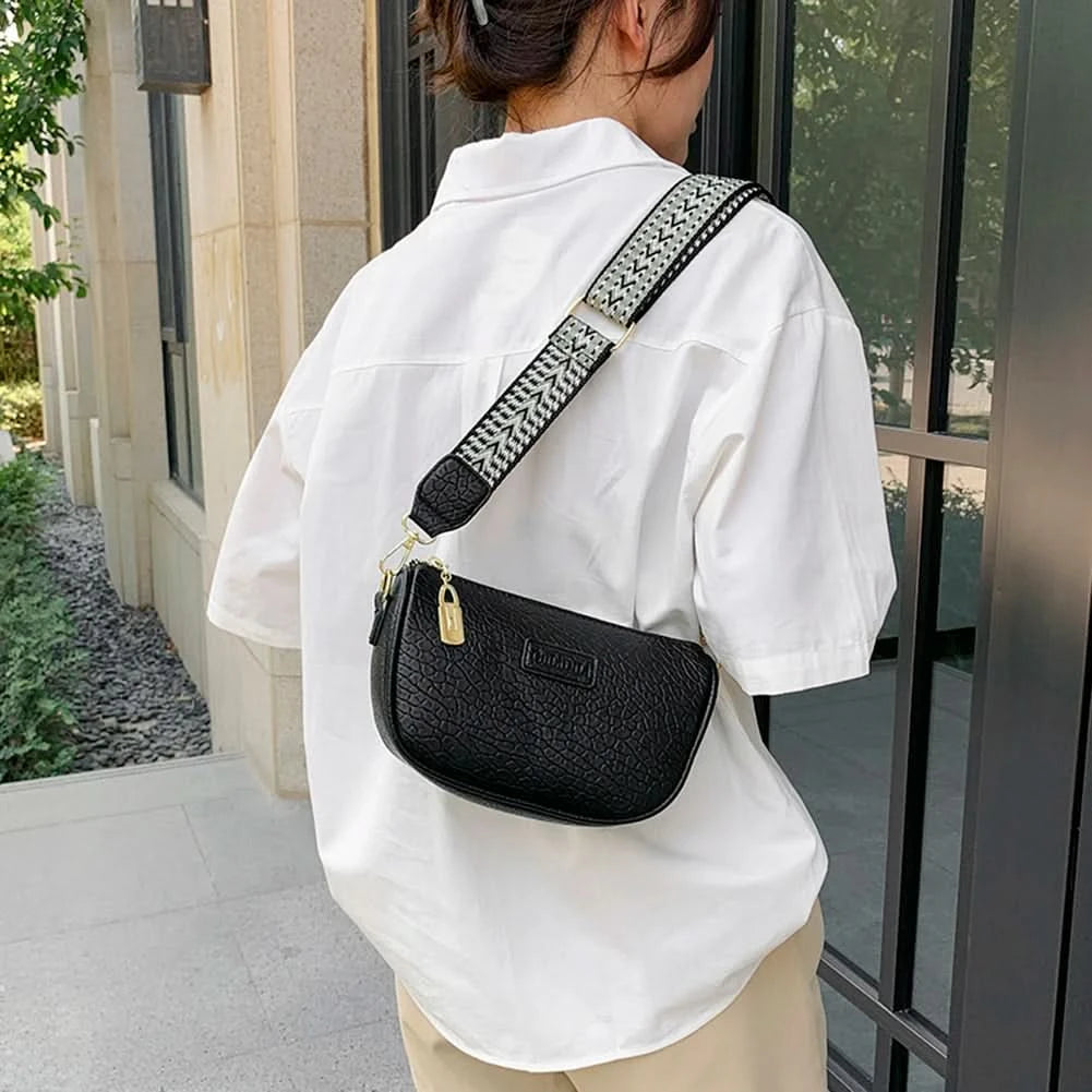 Solid Pu Leather Shoulder Bag Fashion Designer Handbags Messenger Bags For Women Casual Crossbody Bags Summer Travel Bag - M & M Global