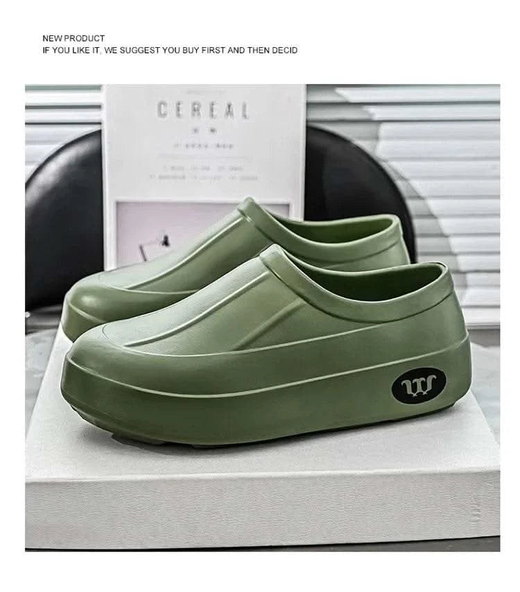 A Pair of Men's Wear-Resistant Men's Casual Shoes, Non-Slip, Wear-Resistant, Waterproof Work Shoes, Casual Sports Shoes for Men - M & M Global