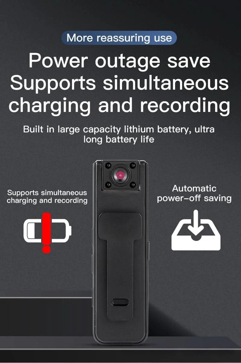 Xiaomi A9 High-definition 1080P Mini Camera Night Vision Portable Digital Camera Outdoor Sports Camera Riding Camcorder - M & M Global