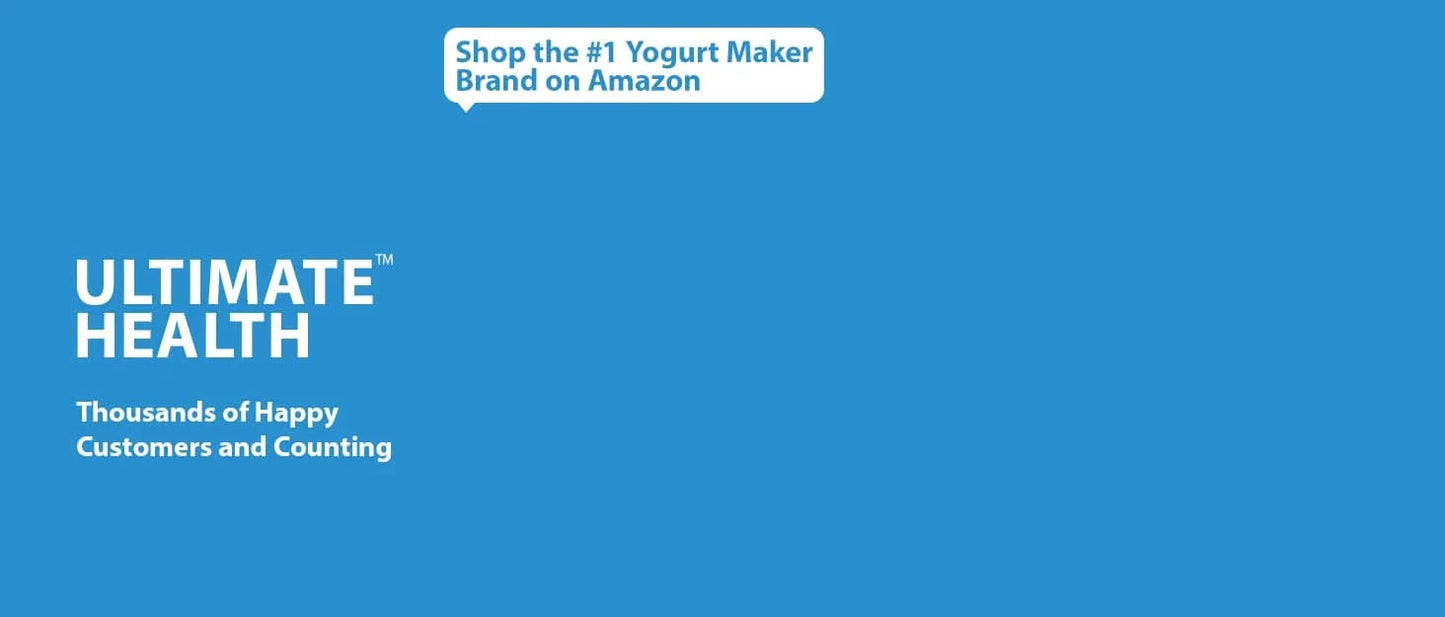 Probiotic Yogurt Maker with Adjustable Temperature & Time Control - Make Trillions of Live Probiotics & Get Better Gut Health - - M & M Global