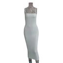 JZ461 Summer Women's Dress Long Sling Dresses Club Sexy Suspender Dress