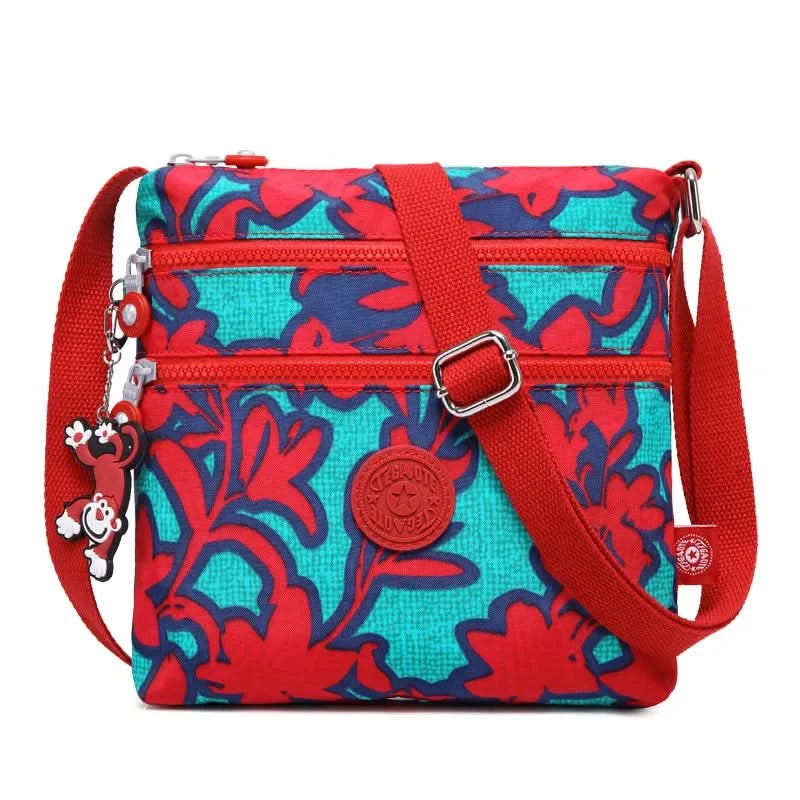 TEGAOTE Summer Men Women Shoulder Messenger Bag Small Cross Body Phone Purse Lightweight Blue Grey Black Red Purple M0910 - M & M Global
