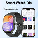 Smart watch with full touch screen, call, message reminder and other functions, compatible with iPhone/Android phones