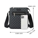 Casual Single Shoulder Crossbody Bag Crossbody Bag Sling Bag Chest Bag Men's Business Small Square Messenger Bag - M & M Global