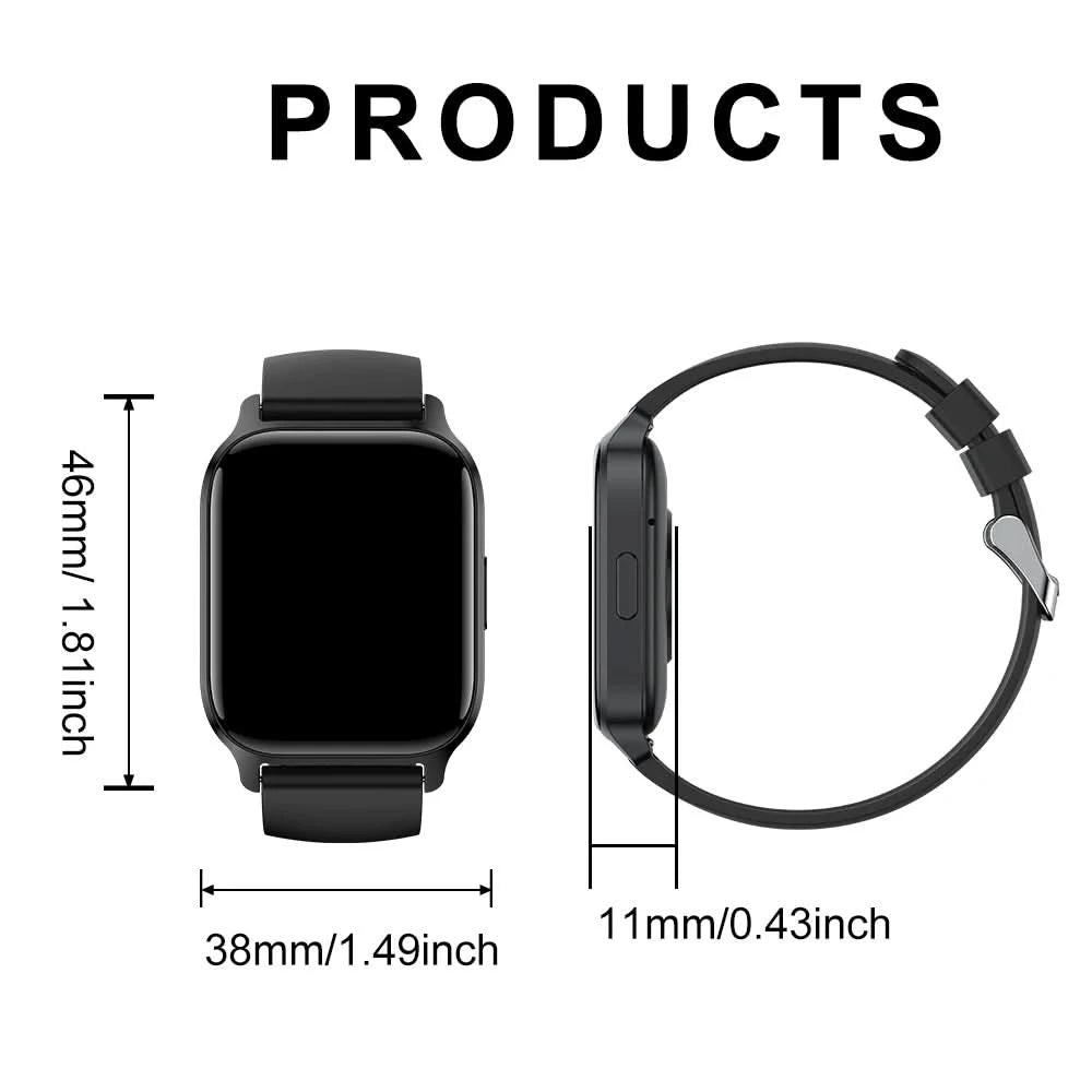 Smart Watch, Wireless Calling /dial, Multi -Sport Mode,Suitable for Men and Women, for IPhone/Android