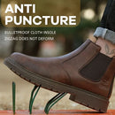 Anti-smash and anti-puncture work shoes high top four seasons safety shoes