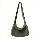 Women's Messenger Bag Vintage Handbag Canvas Teenager Shoulder Tote Bags Casual Handbag Crossbody Handbags - M & M Global