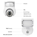 Sannce 4K POE Camera H.265 Human Detection Smart Tracking Full color Onvif 8MP IP Security Camera Protect For Video Surveillance