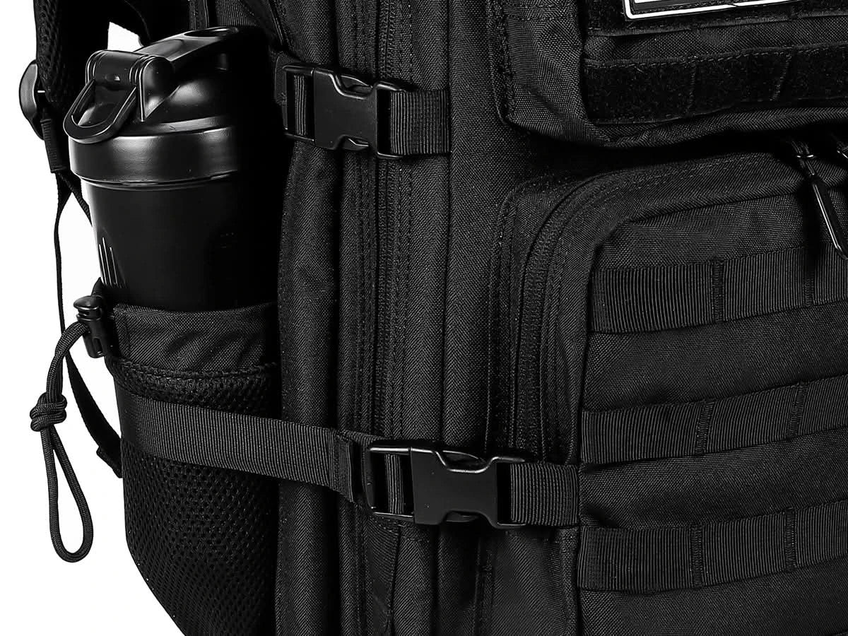 LHI 45L/35L/25L Tactical Backpack for Men and Women Waterproof Athlete Gym Outdoor Bag Travel Hiking Rucksack with Bottle Holder - M & M Global