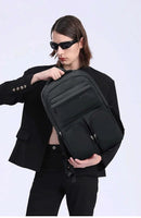 BANGE Large Capacity Men Backpacks for 15.6 Laptop Business Travel Women Backpack Waterproof School Bags with Mesh Side Pockets - M & M Global