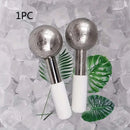 1PC Facial Ice Hockey Cold and Hot Stainless Steel Facial Roller Beauty Spa Cooling Ball, Low-temperature Freezing Rod - M & M Global