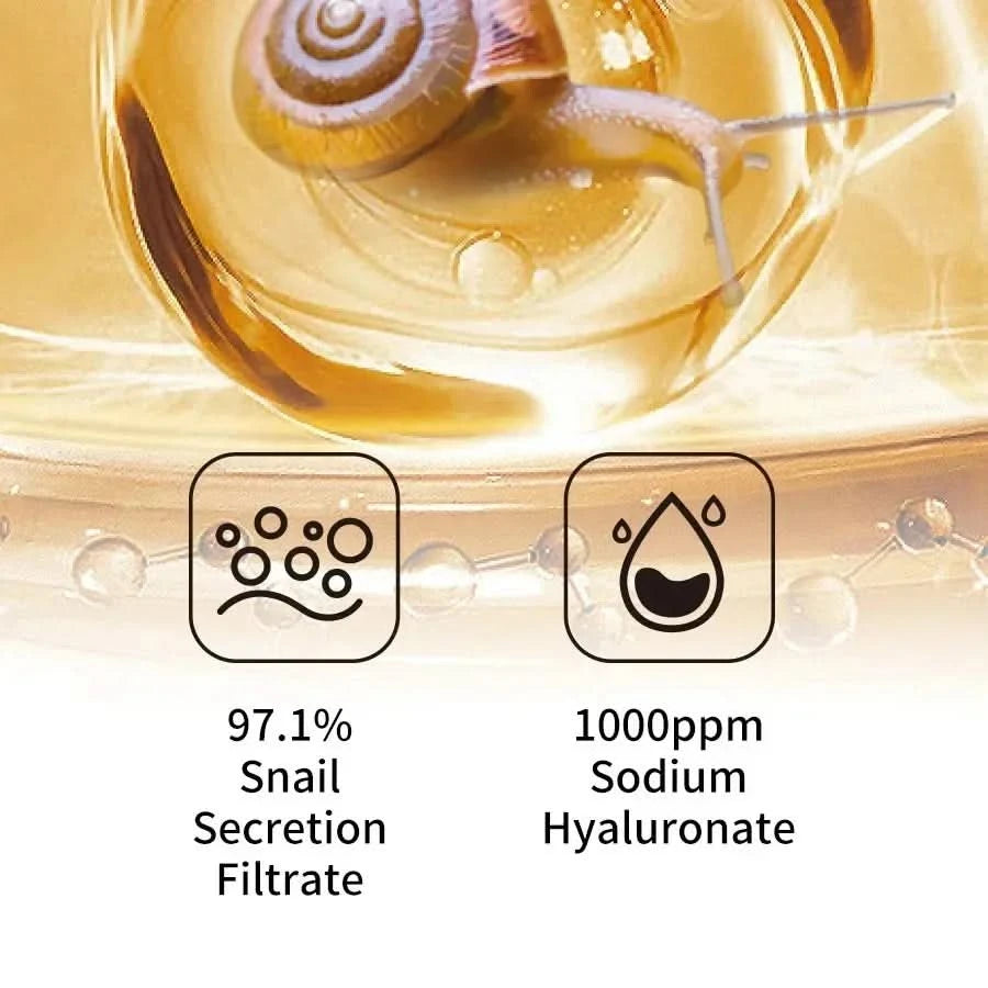 Snail Mucin 96% Korean Skin Care Facial Essence Fading Fine Lines Repair Essence Firming Facial Snail Brightening Anti-Aging - M & M Global