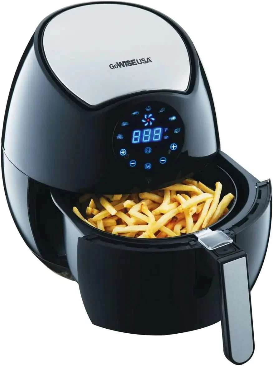 Ming's Mark GW22621 Electric Air Fryer, 3.7 QT, Black - M & M Global