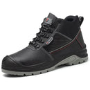 Widen Mens Steel Toe Work Boots Indestructible Shoes Anti-smash Anti-Punctur Construction Work Shoes Anti-static Protective Boot