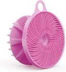 Silicone bath machine bath brush, more hygienic than traditional loofah, rich foam, long-lasting, gentle exfoliation - M & M Global