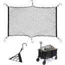 1pc Car Pet Isolation Net Dog Luggage Cat Storage Obstacle Network Safe Driving Fixed Hook Trunk Net Bag 120cm/70 Auto Organizer - M & M Global
